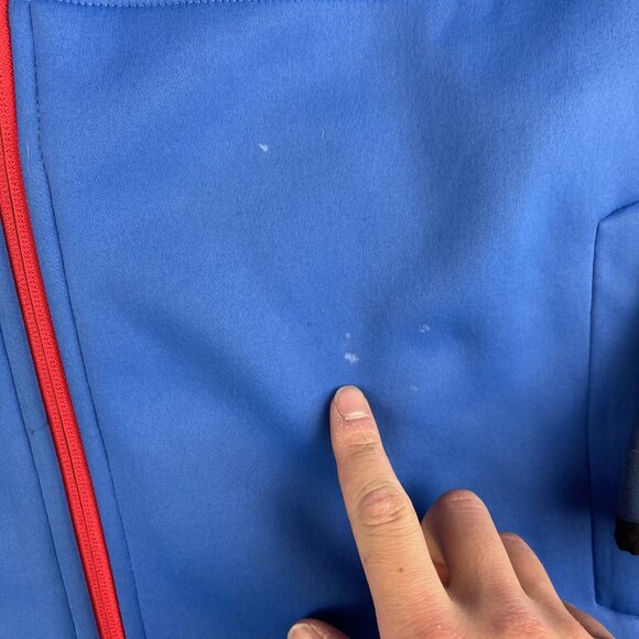Ski-Doo BRP Water Resistant Lightweight Softshell blue Jacket XL (Stained, read) - Picture 8 of 16